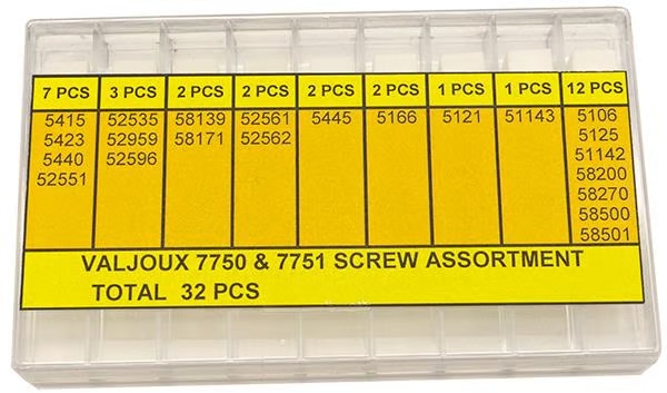 ASSORT. VIS POUR ETA 2892-2