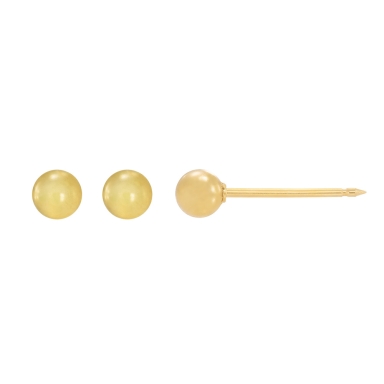 BOULE ø 4 INVERNESS ACIER DORE A OR FIN