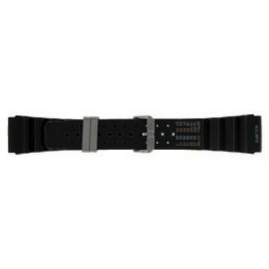 BRACELET PVC NOIR 24 mm