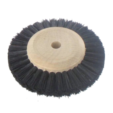 BROSSE CIRCULAIRE SOIE NOIRE 3 RANGS X 6