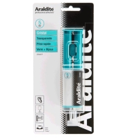 COLLE ARALDITE SERINGUE BLEUE