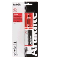 COLLE ARALDITE SERINGUE BLEUE