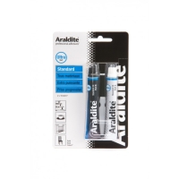 COLLE ARALDITE SERINGUE BLEUE