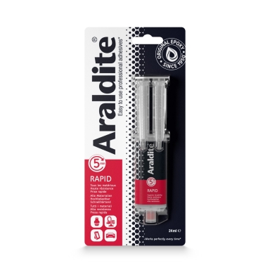 COLLE ARALDITE SERINGUE ROUGE