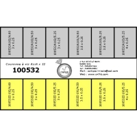 COURONNES À VIS AVEC TUBES ET JOINTS
