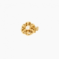 FERMOIR PERLE N°55 METAL DORE