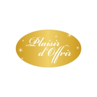 ÉTIQUETTES PLAISIR D'OFFRIR X 500