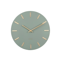 HORLOGE MURALE METAL VERT KARLSSON