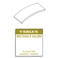 PLAQUE MINÉRALE RECTANGLE GALBÉE VERLUX