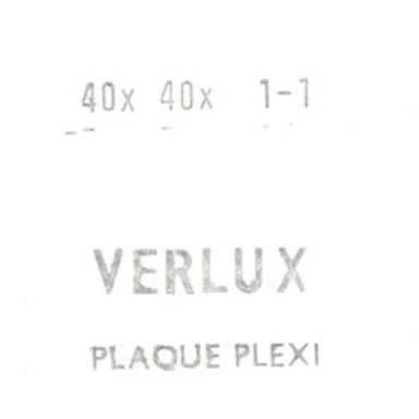 PLAQUES PLEXI