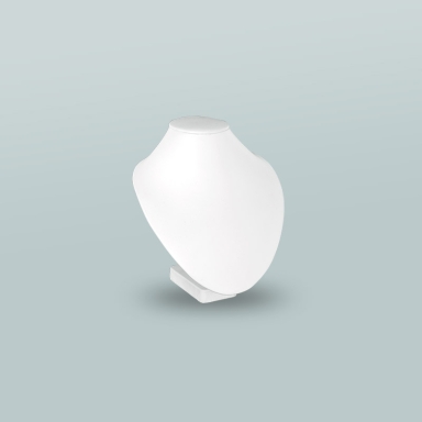 PRÉSENTOIR BUSTE BLANC HT 15