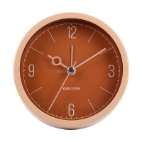 REVEIL EN ALUMINIUM BRUN CARAMEL