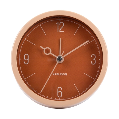 REVEIL EN ALUMINIUM BRUN CARAMEL