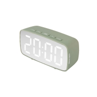 REVEIL LED DIGITAL VERT MIROIR KARLSSON