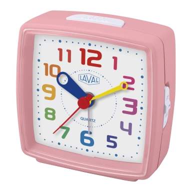 REVEIL QUARTZ ENFANT ROSE