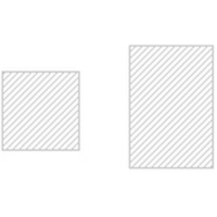 VERRE CARRÉ - RECTANGLE