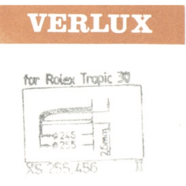 VERRE TYPE ROLEX PLEXI