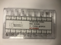 VIS INOX DE FOND DE BOITE